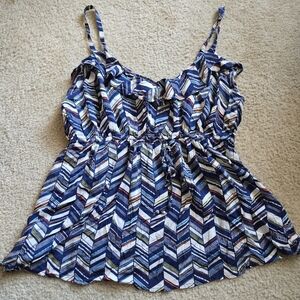 TORRID flowy rayon tank top sleeveless blouse adjustable spaghetti straps 2X XXL